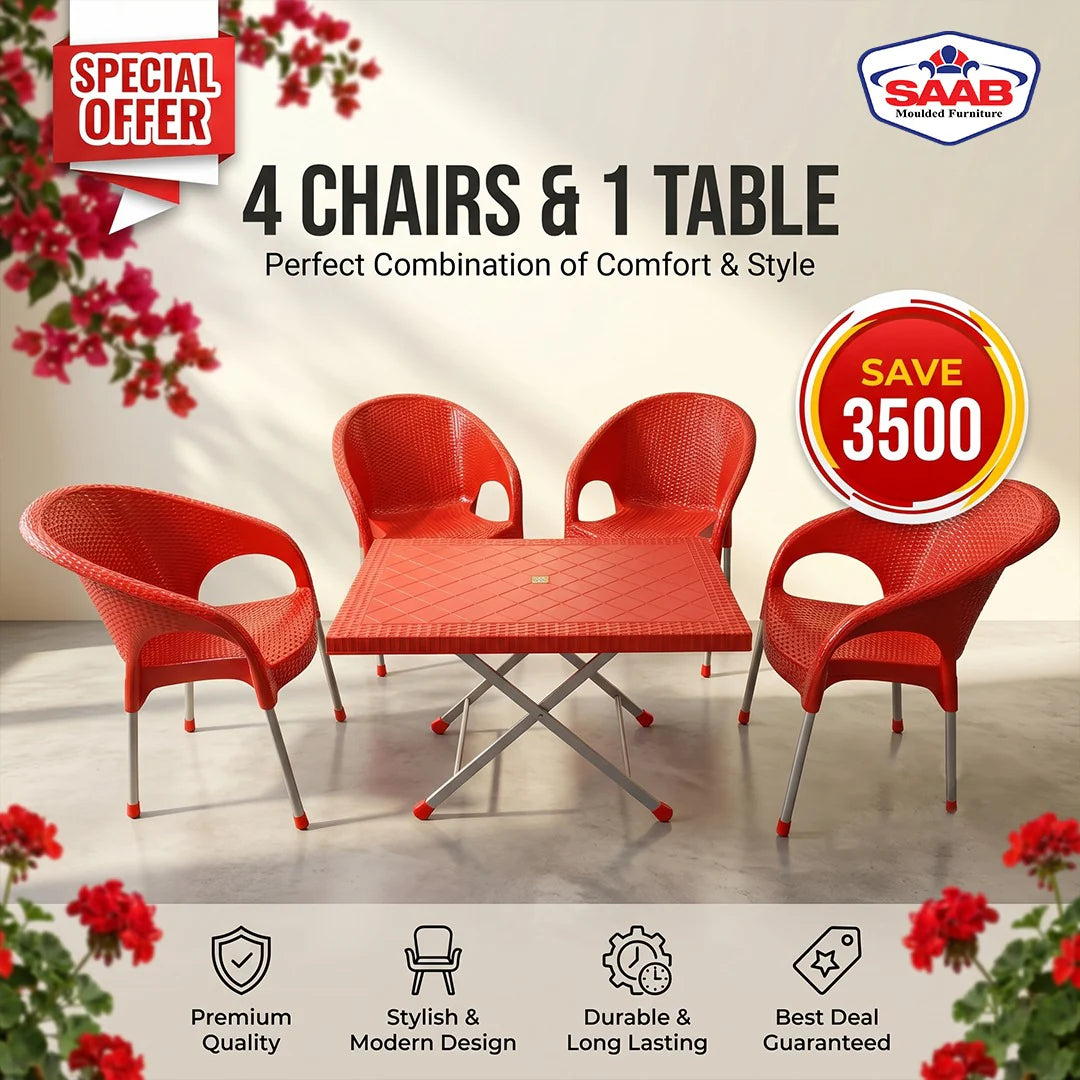 SAAB SP-662 Chair & Table Comfort Set