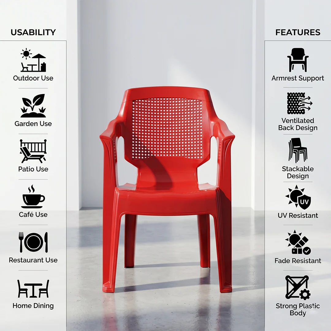 SAAB High Back Jali Chair SP-835