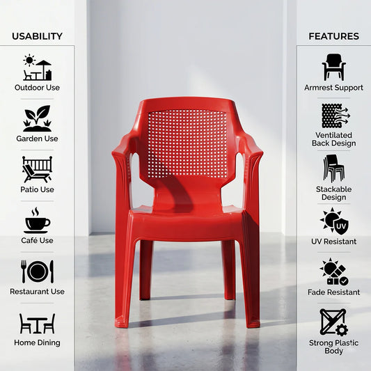 SAAB High Back Jali Chair SP-835