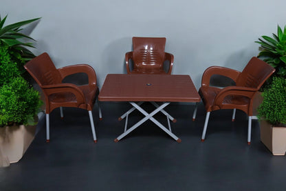 Relaxo Chair Set with BP-214-S Folding Table