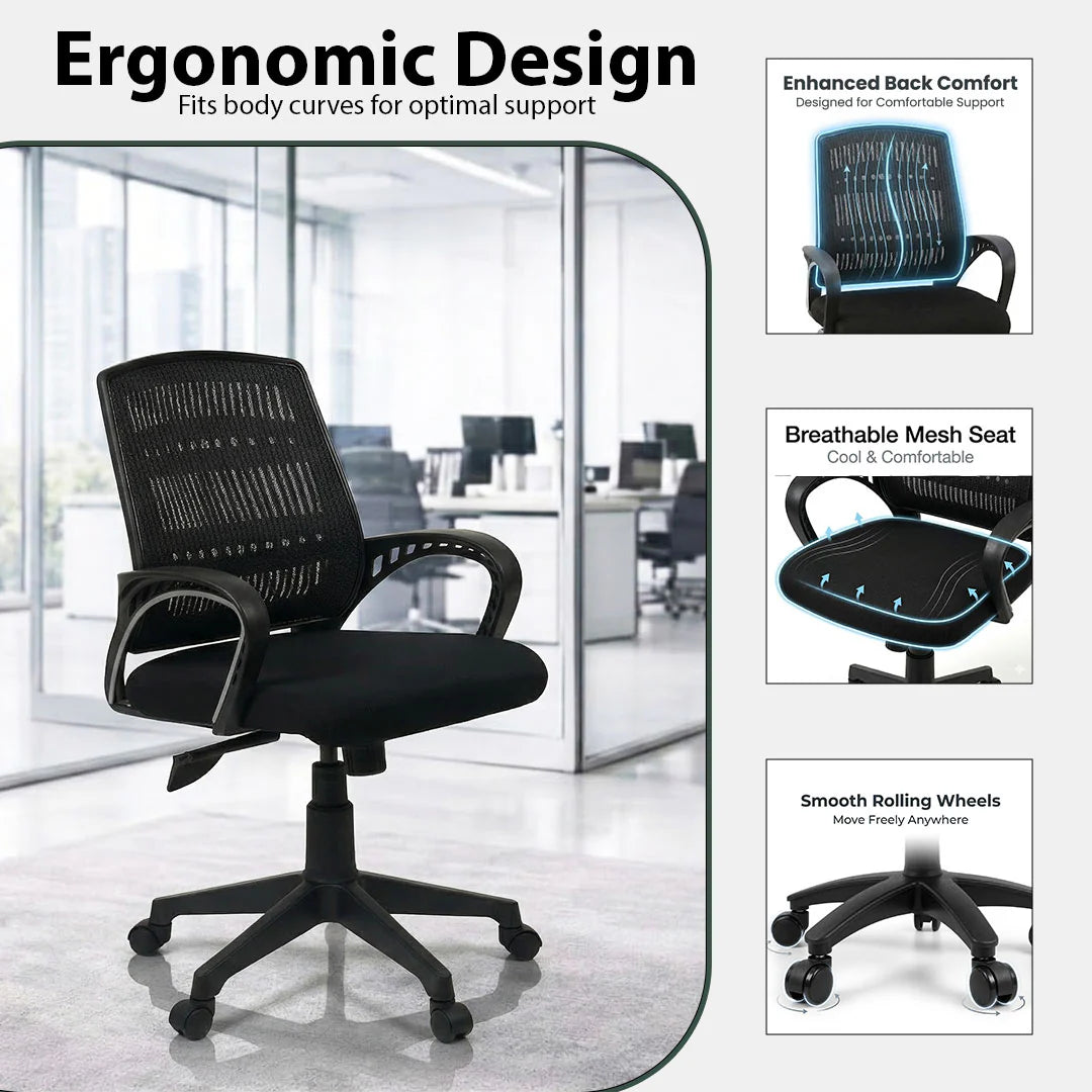Relax Back Revolving Chair S-514