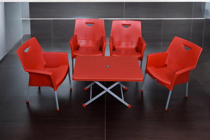 Mega Jhonny Chair Set With BP-214-s Folding Table