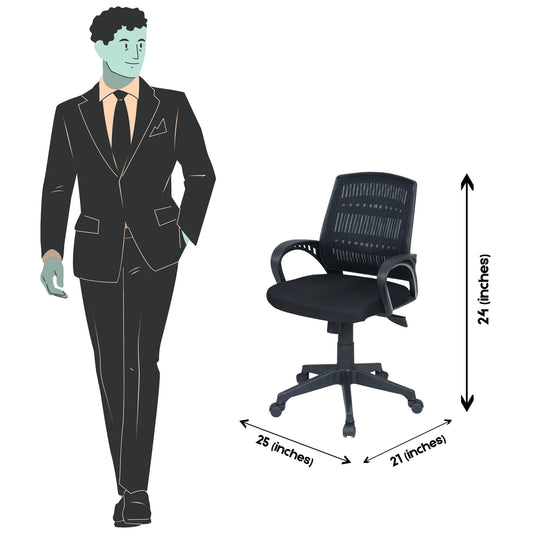 Relax Back Revolving Chair S-514