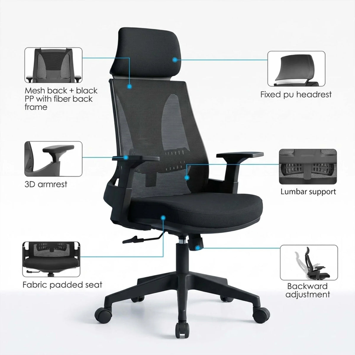 Prime Pro Executive High Back Chair SM-790