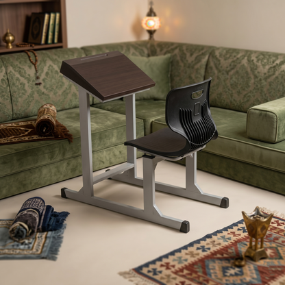 Boss B-446 joint Bench Desk for Masjid 1-Seater