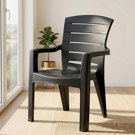 MAGNUM Premium Wood-Finish Plastic Dining Chair – SAAB SP-847
